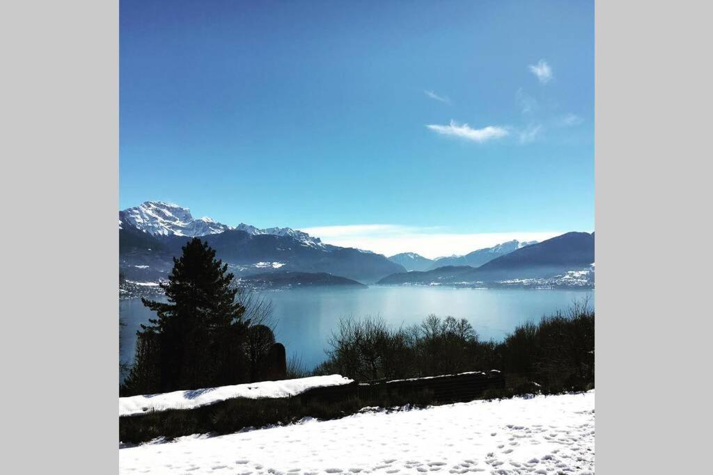 Apt Calme Vue Lac - 2 Chambres - Sauna Annecy Luaran gambar